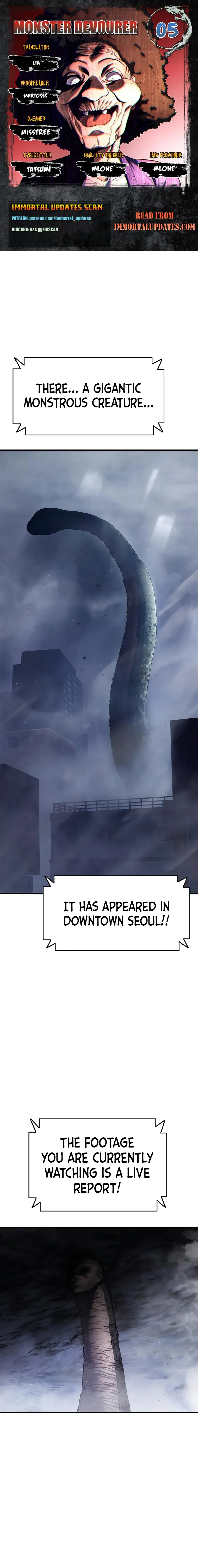 Monster Devourer Chapter 5 Online - página 1