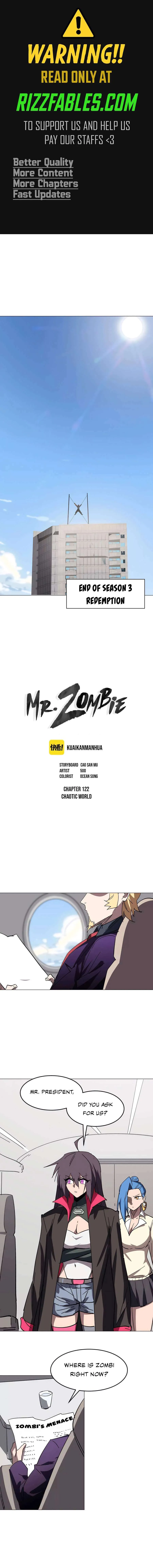 Mr. Zombie Chapter 122 Online - página 1
