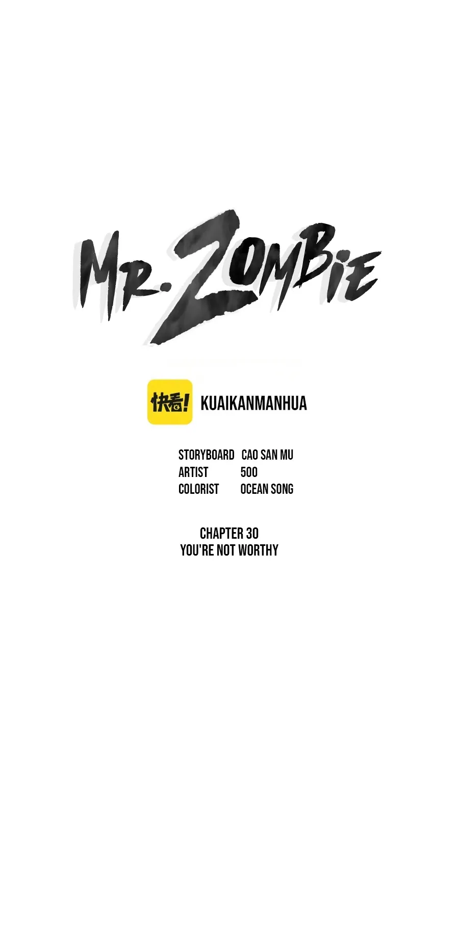 Mr. Zombie Chapter 30 Online - página 1