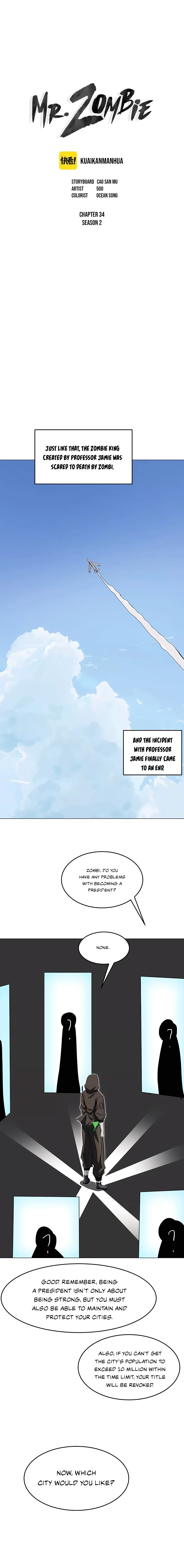 Mr. Zombie Chapter 34 Online - página 1