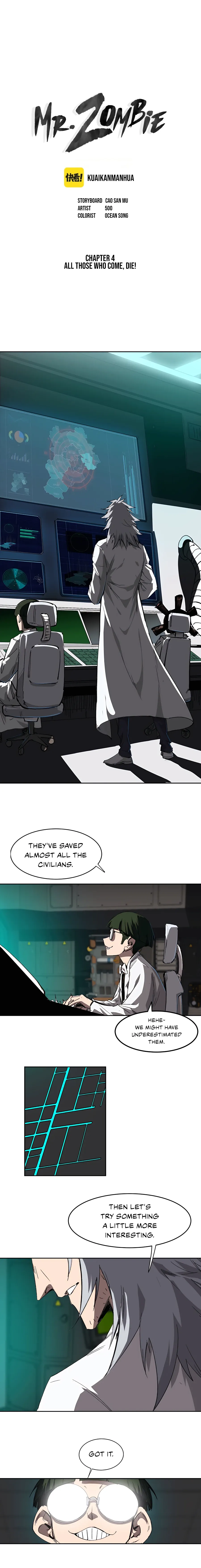 Mr. Zombie Chapter 4 Online - página 1