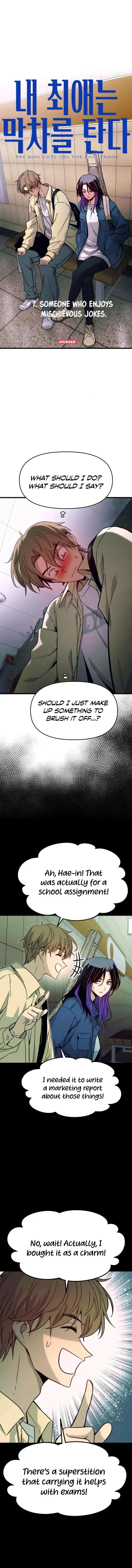 My Bias Gets on the Last Train Chapter 7 Online - página 1