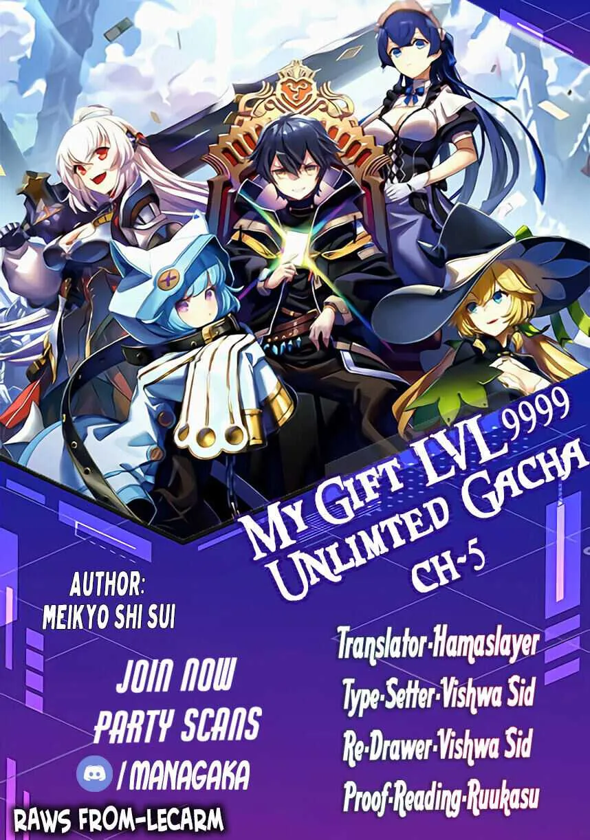 My Gift LVL 9999 Unlimited Gacha Chapter 5 Online - página 1