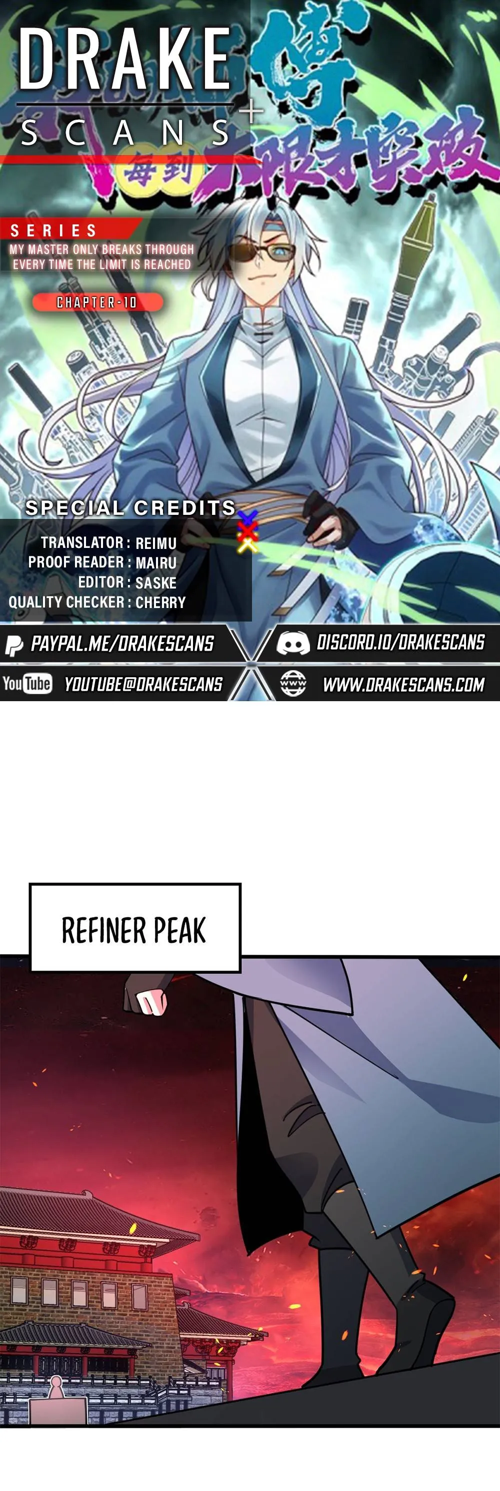 My Master Only Breaks Through Every Time the Limit Is Reached Chapter 10 Online - página 1