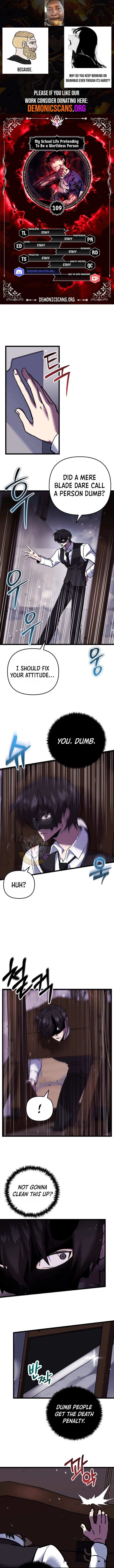 My School Life Pretending To Be a Worthless Person Chapter 109 Online - página 1