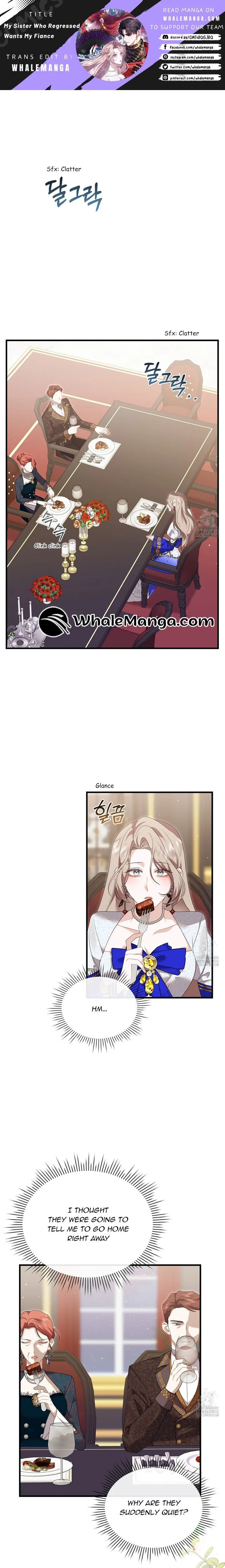 My Sister Who Regressed Wants My Fiance Chapter 21 Online - página 1