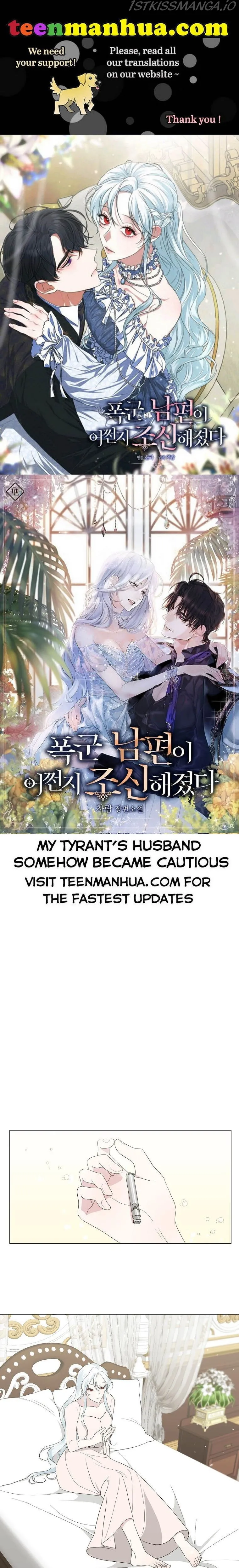 My tyrant’s husband somehow became cautious Chapter 10 Online - página 1