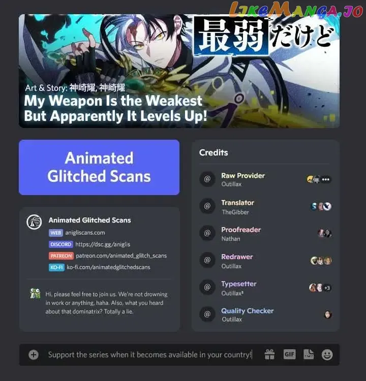 My Weapon Is the Weakest but Apparently It Levels Up Chapter 4 Online - página 1