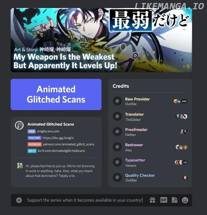 My Weapon Is the Weakest but Apparently It Levels Up Chapter 8 Online - página 1