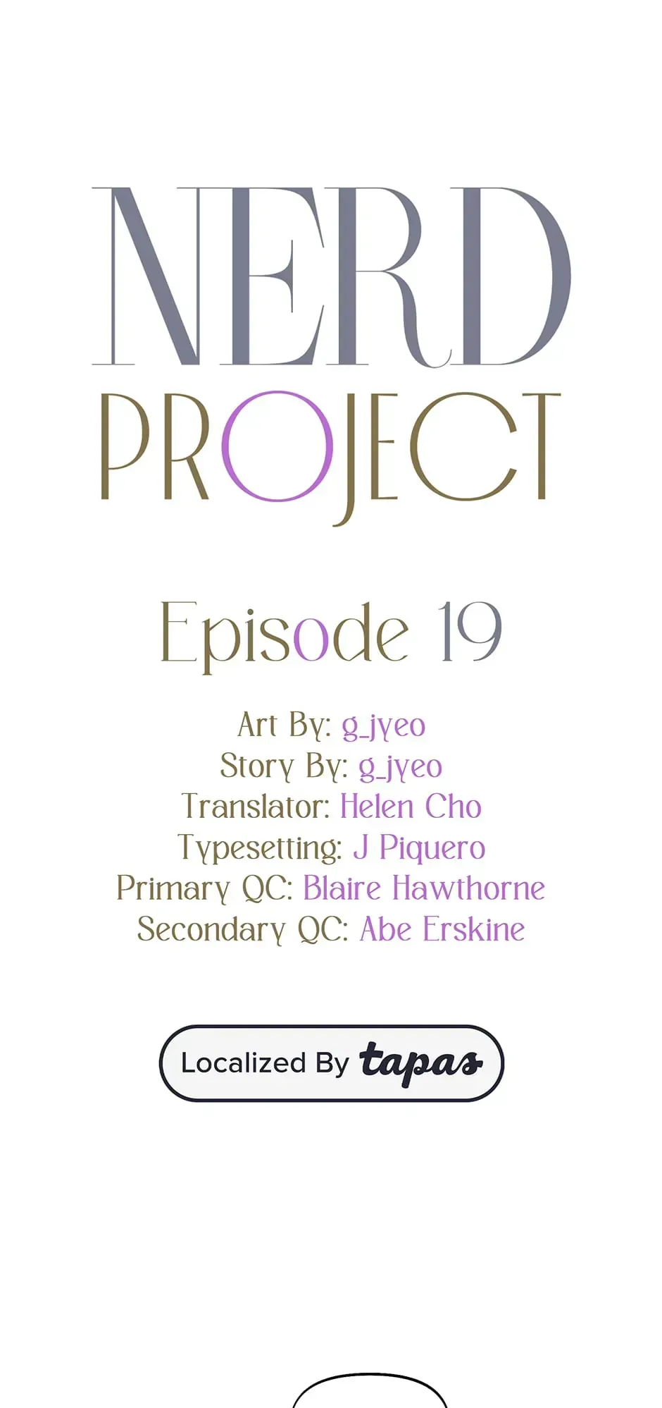 Nerd Project Chapter 19 Online - página 1