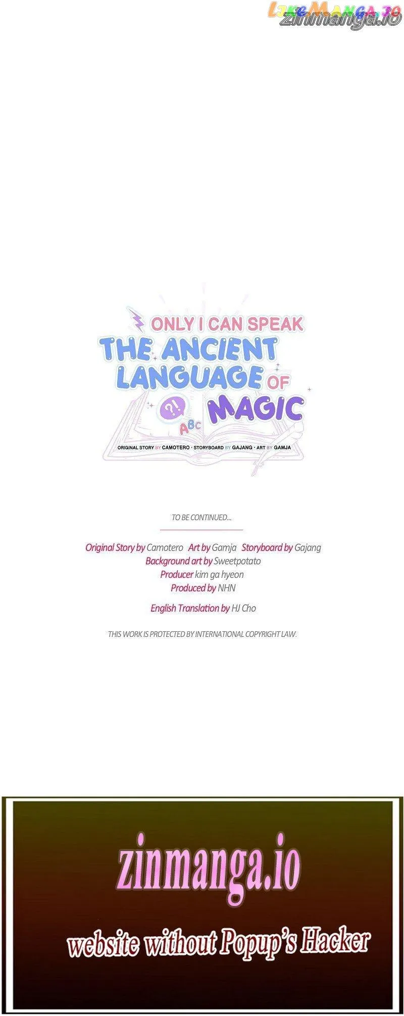 Only I Can Speak the Ancient Language of Magic Chapter 46 Online - página 70