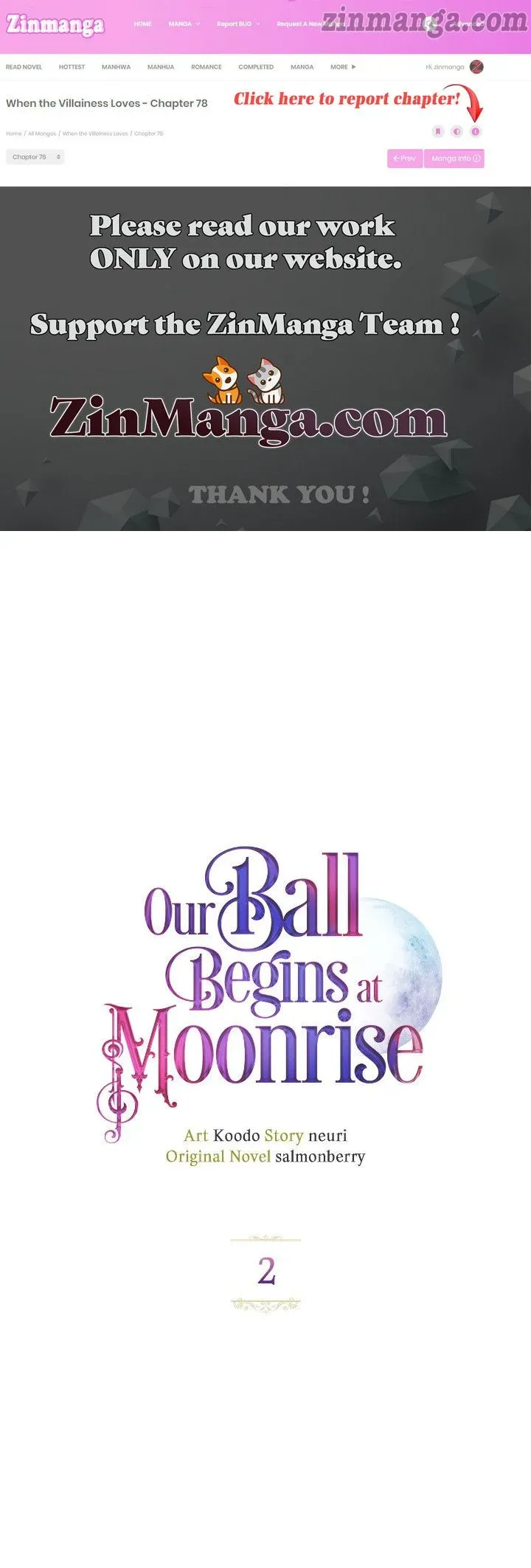 Our Ball Begins at Moonrise Chapter 5 Online - página 1
