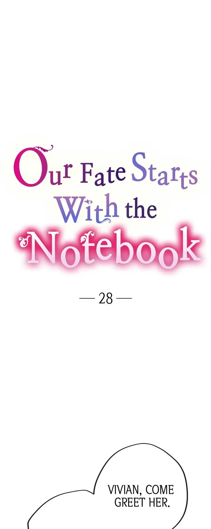 Our Fate Starts With the Notebook Chapter 28 Online - página 3