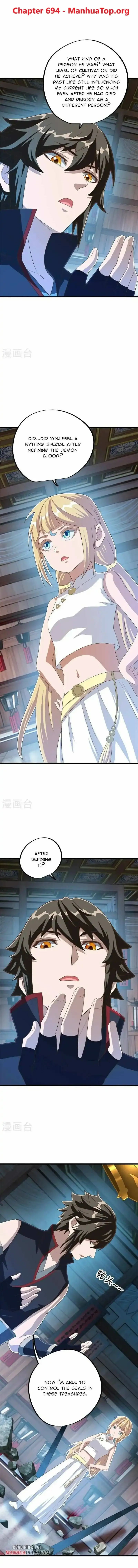 Peerless Battle Spirit Chapter 694 Online - página 1