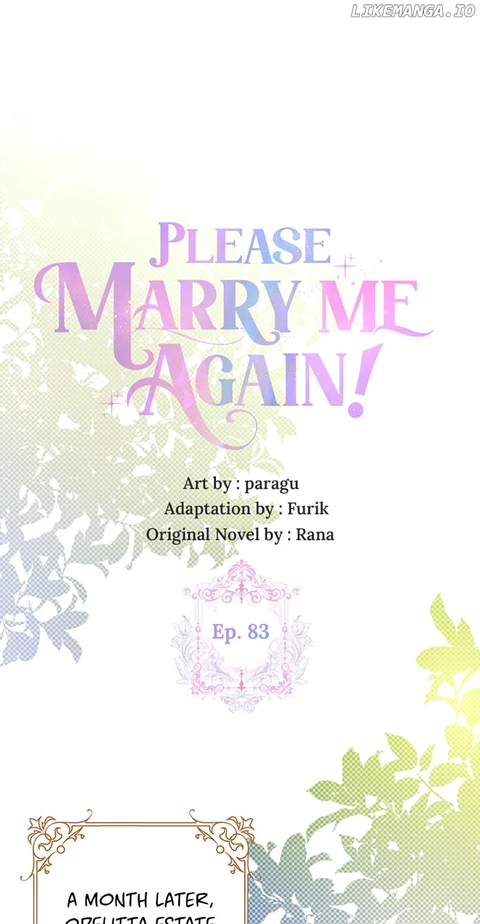 Please Marry Me Again, Husband! Chapter 83 Online - página 1