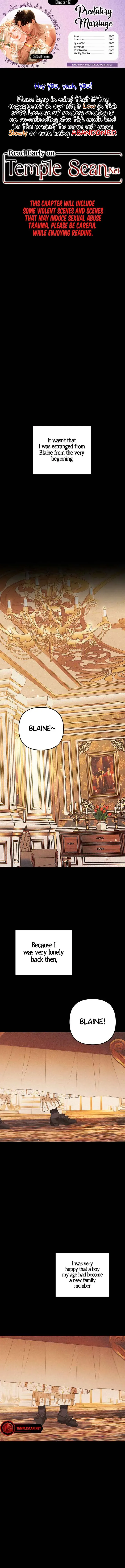 Predatory Marriage Chapter 12 Online - página 1
