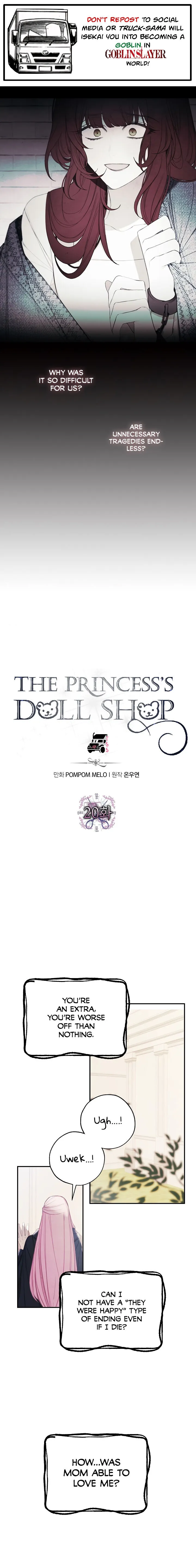 Princess’s Doll Shop Chapter 20 Online - página 1