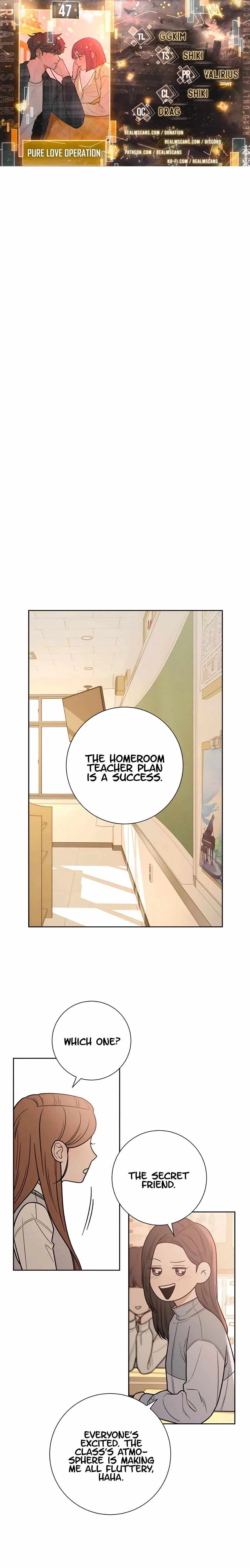 Pure Love Operation Chapter 47 Online - página 1