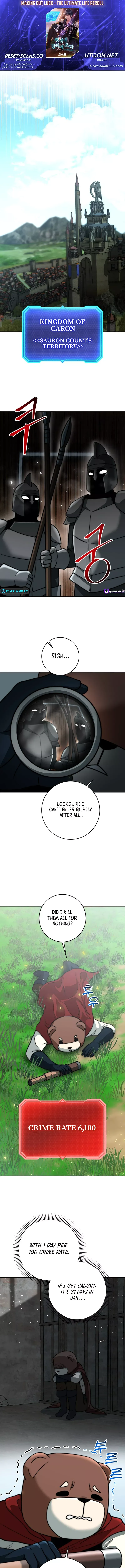 Putting My Life on the Line, I Go All-in on Luck Enhancement Chapter 19 Online - página 1