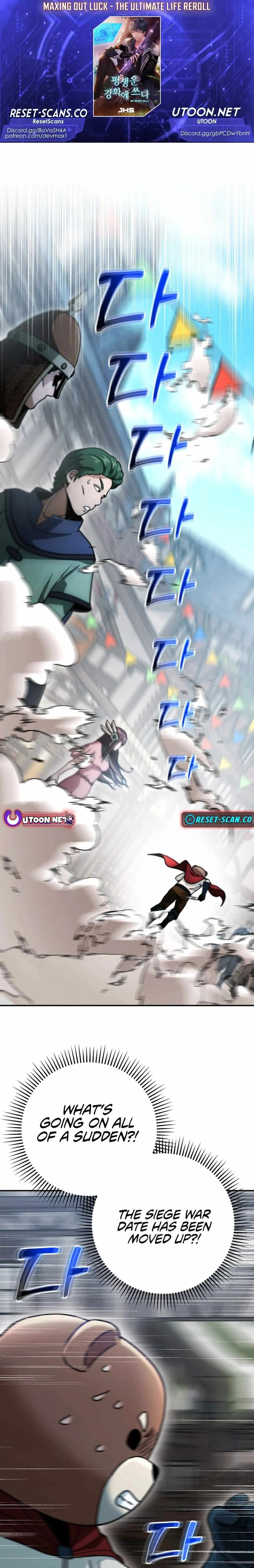 Putting My Life on the Line, I Go All-in on Luck Enhancement Chapter 21 Online - página 1