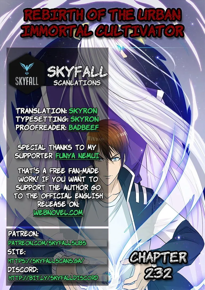 Rebirth Of The Urban Immortal Cultivator Chapter 232 Online - página 1