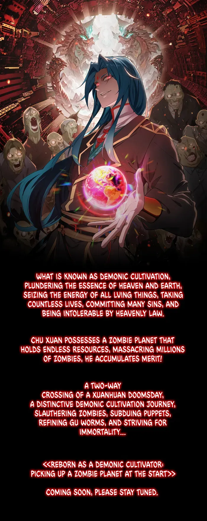 Reborn as a Demonic Cultivator: Starting with a Zombie Planet Chapter 0 Online - página 1