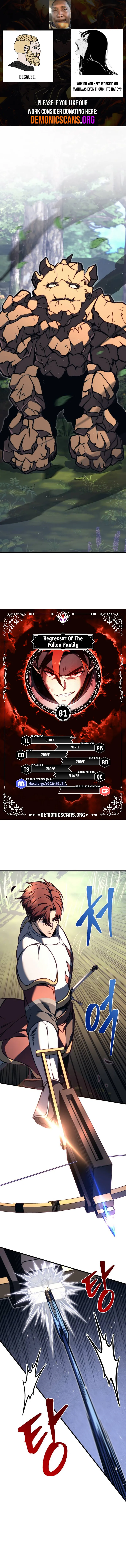 Regressor of the Fallen family Chapter 81 Online - página 1