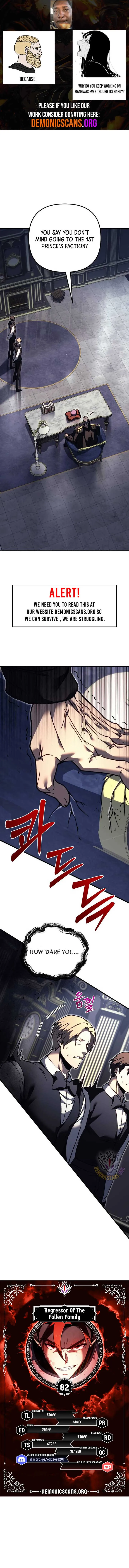 Regressor of the Fallen family Chapter 82 Online - página 1
