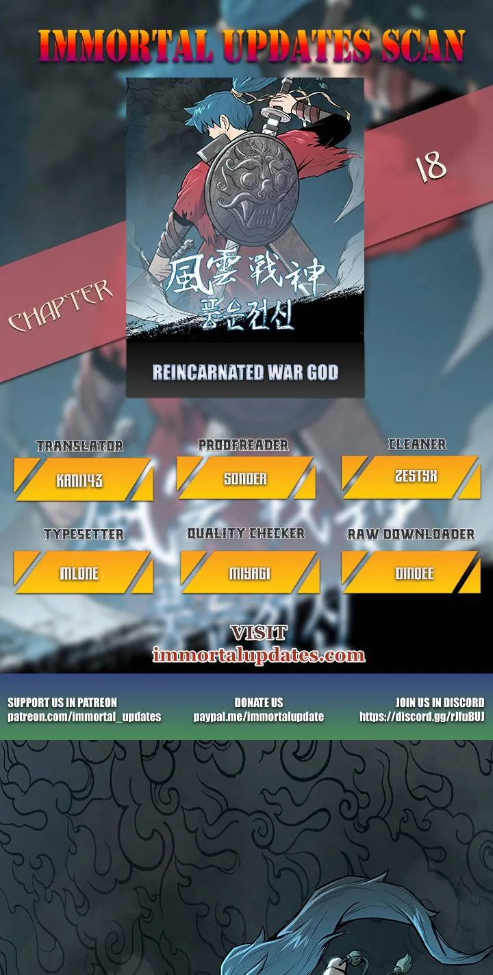 Reincarnated War God Chapter 18 Online - página 1