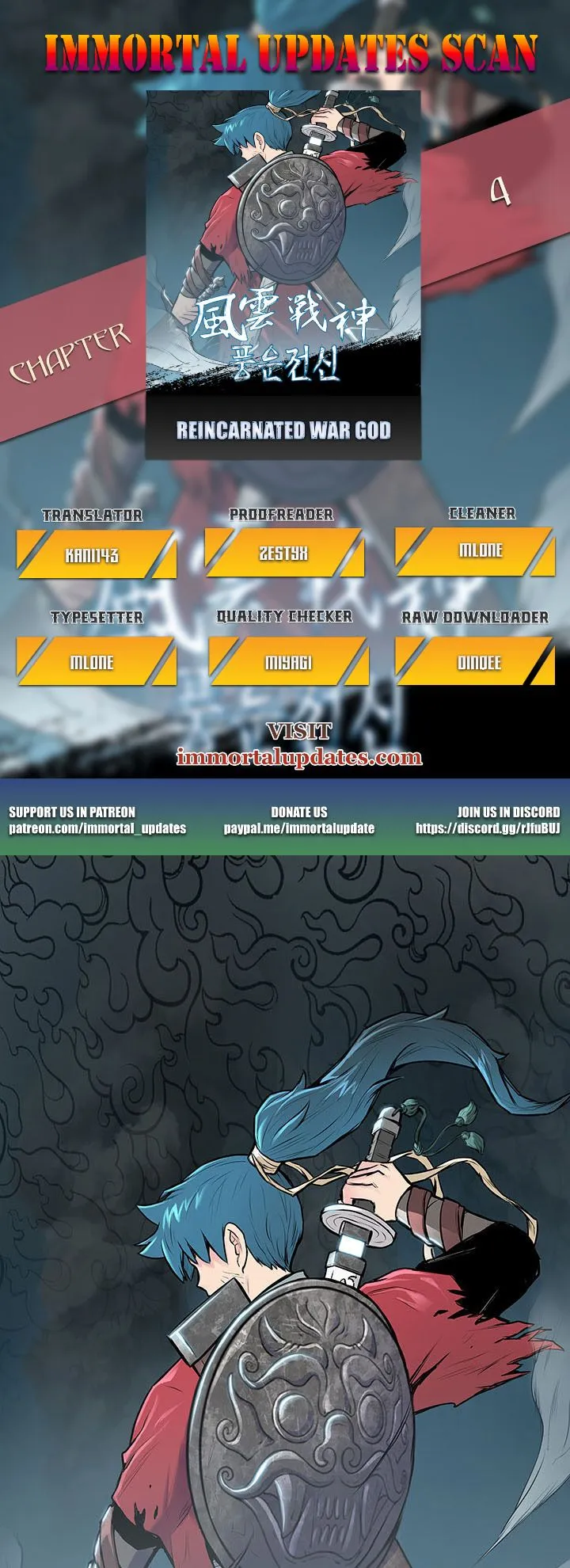 Reincarnated War God Chapter 4 Online - página 1