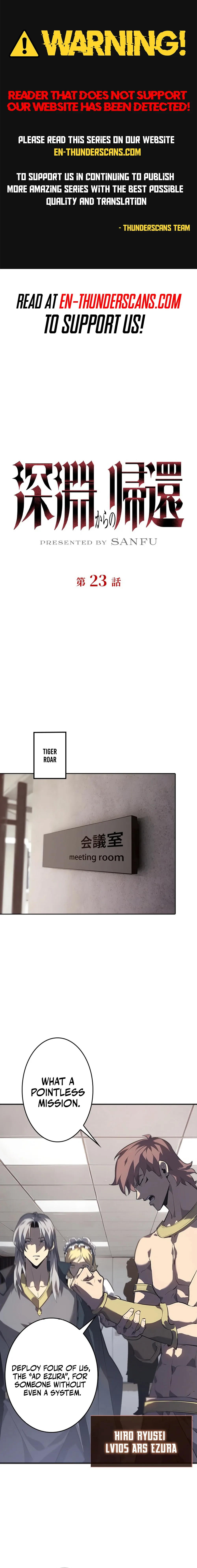Return From The Abyss Chapter 23 Online - página 1