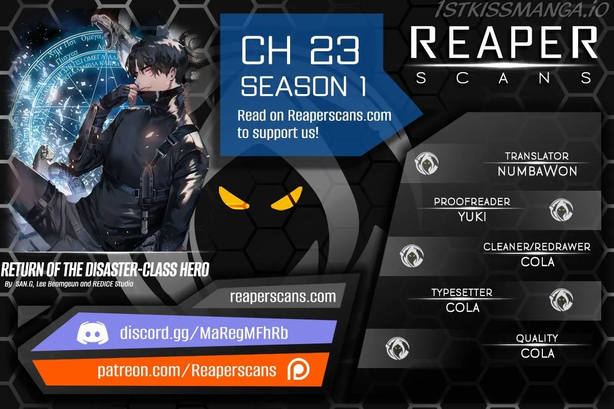Return of the Disaster-Class Hero Chapter 23 Online - página 1