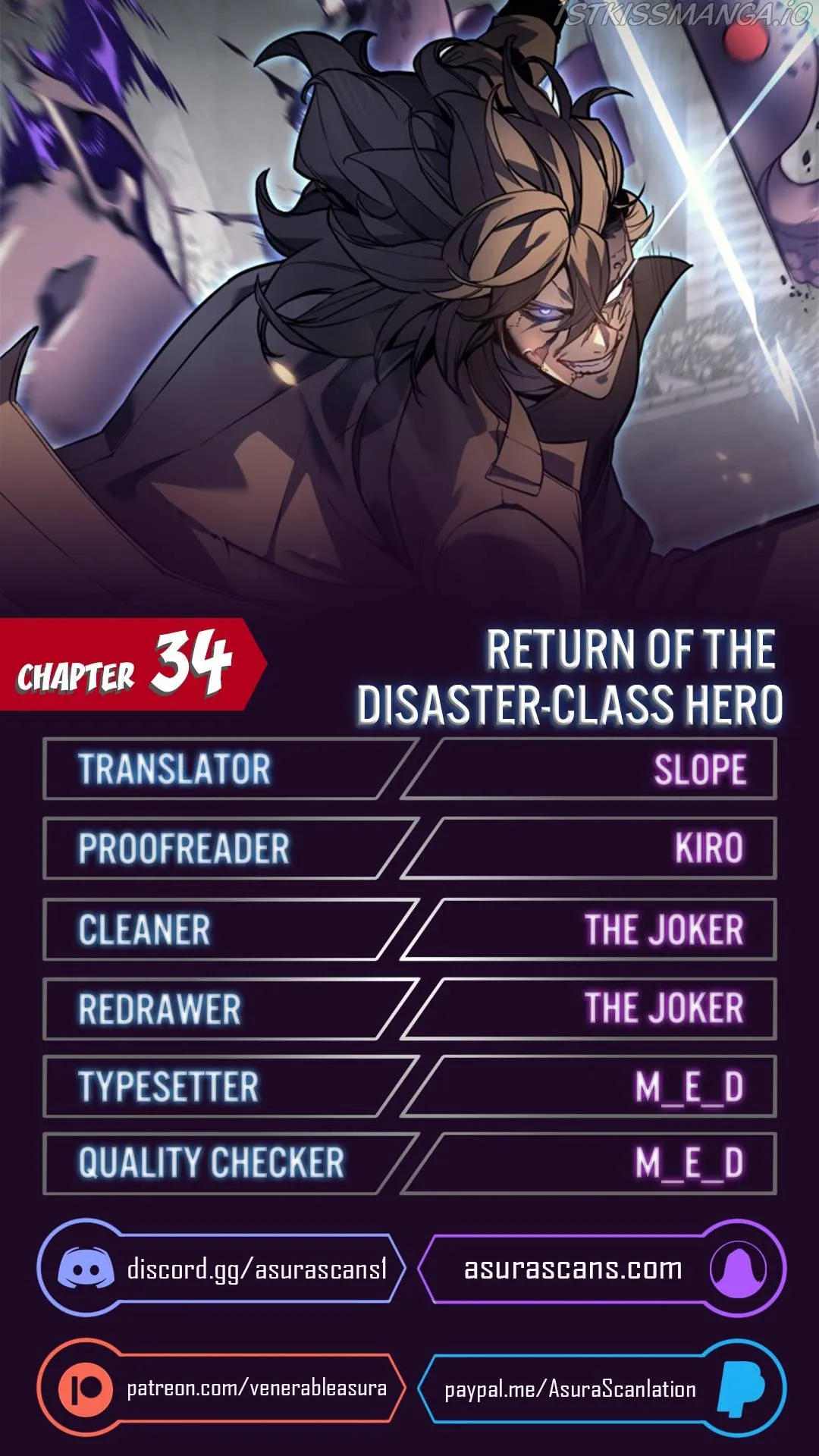 Return of the Disaster-Class Hero Chapter 34 Online - página 1