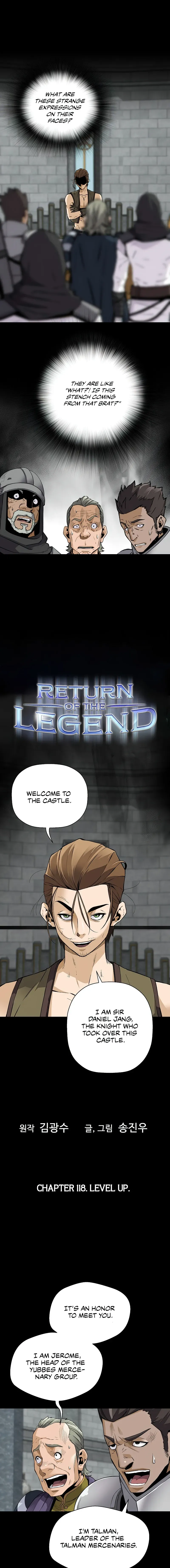 Return of the Legend Chapter 118 Online - página 1