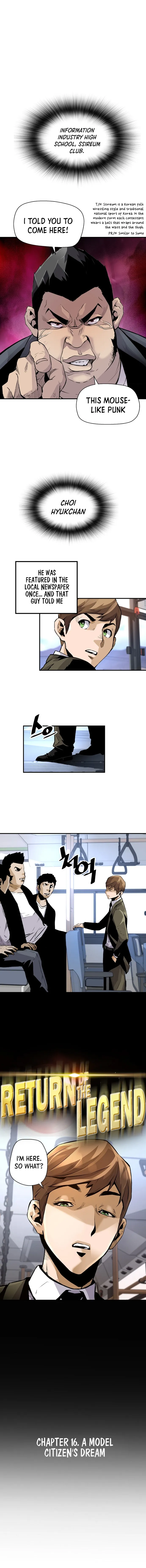 Return of the Legend Chapter 16 Online - página 1