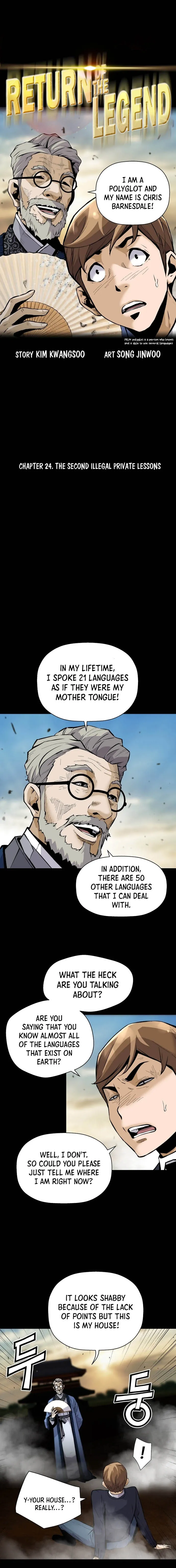 Return of the Legend Chapter 24 Online - página 1