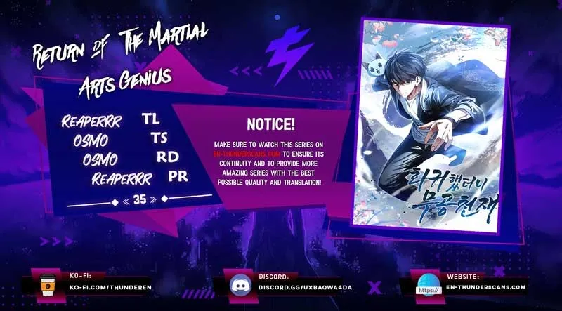 Return of the Martial Arts Genius Chapter 35 Online - página 1