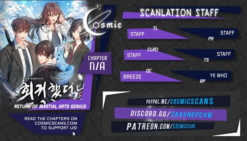 Return of the Martial Arts Genius Chapter 9 Online - página 1