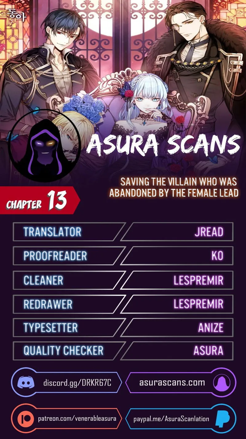 Saving The Villain Who Was Abandoned By The Female Lead Chapter 13 Online - página 1