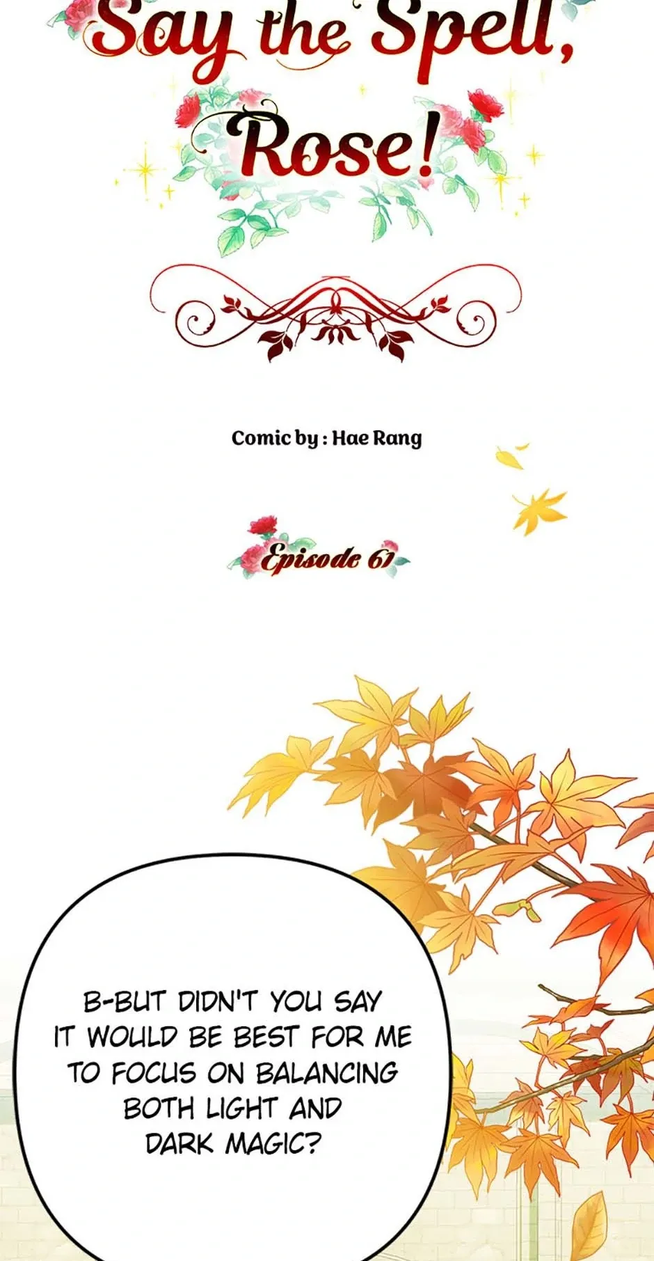 Say the spell, Rose! Chapter 61 Online - página 19