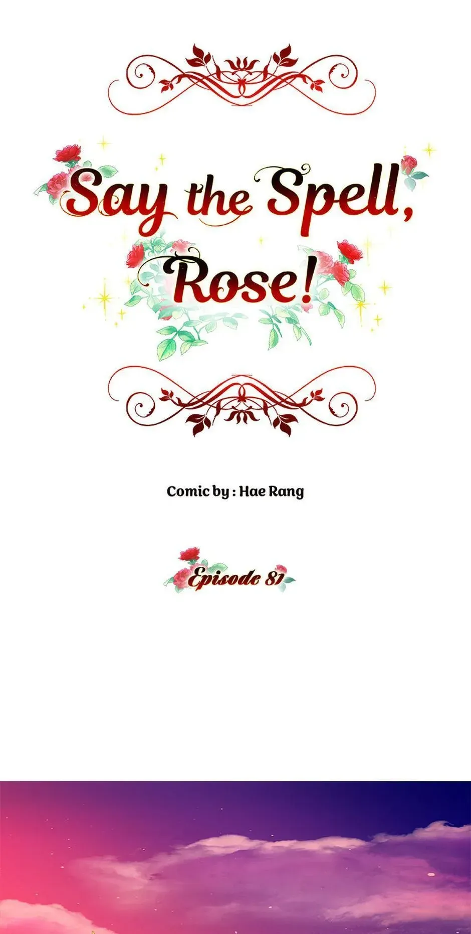 Say the spell, Rose! Chapter 81 Online - página 1