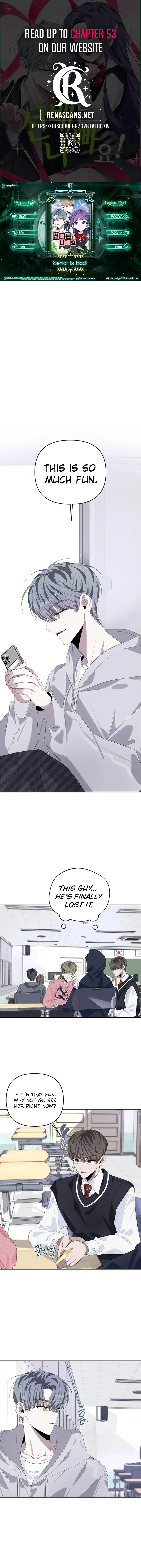 Senior is Bad! Chapter 50 Online - página 1