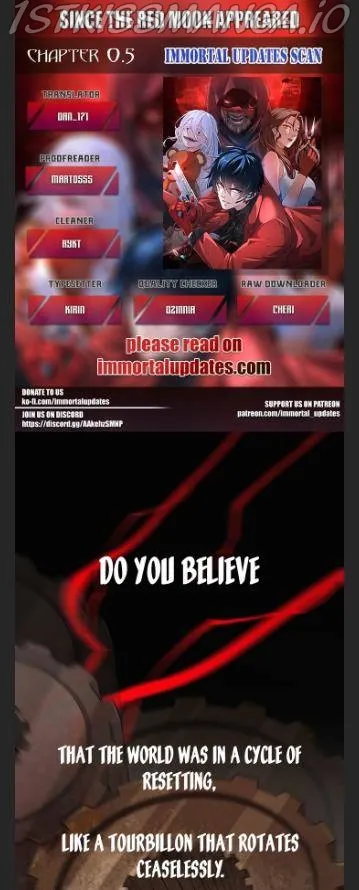 Since The Red Moon Appeared Chapter 0.5 Online - página 1