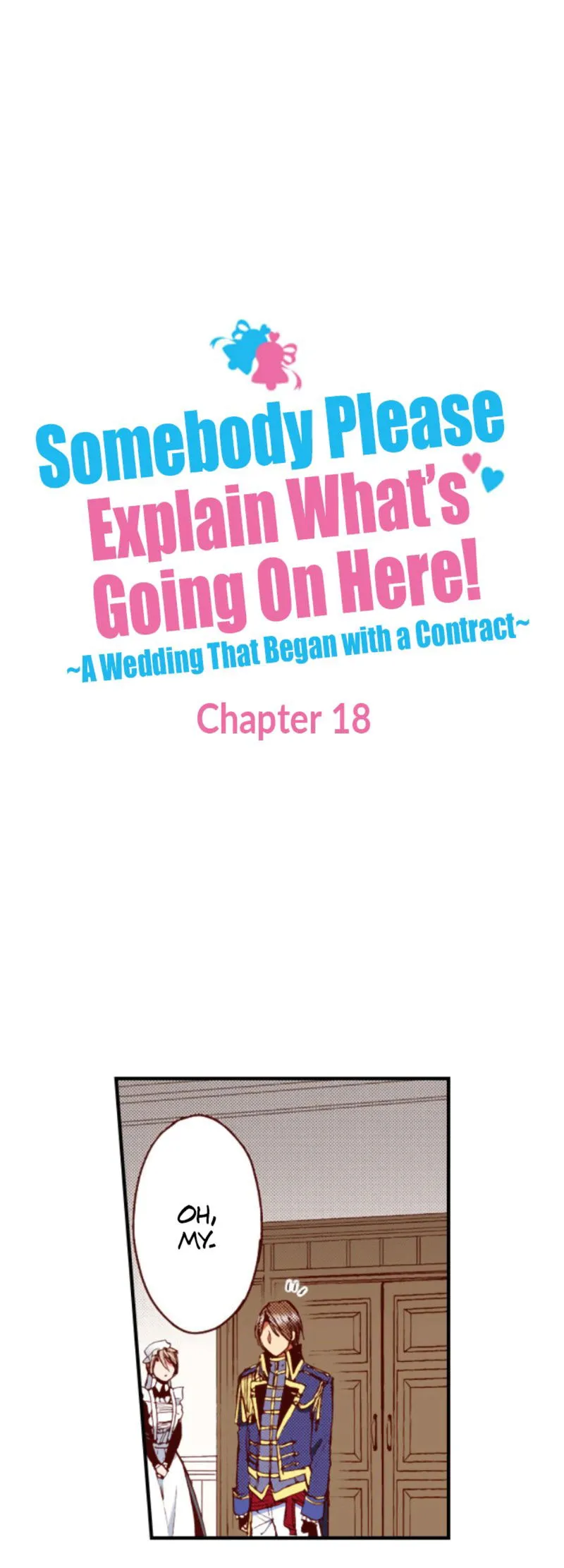 Somebody Please Explain What’s Going On Here! ~A Wedding that Began With a Contract~ Chapter 18 Online - página 1
