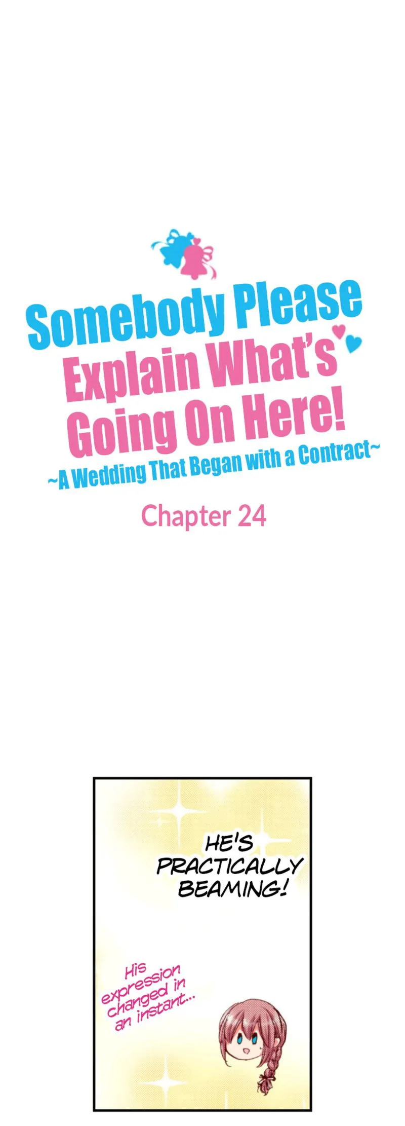 Somebody Please Explain What’s Going On Here! ~A Wedding that Began With a Contract~ Chapter 24 Online - página 1