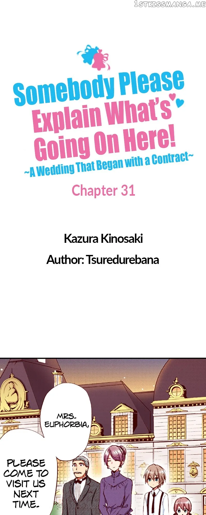 Somebody Please Explain What’s Going On Here! ~A Wedding that Began With a Contract~ Chapter 31 Online - página 1