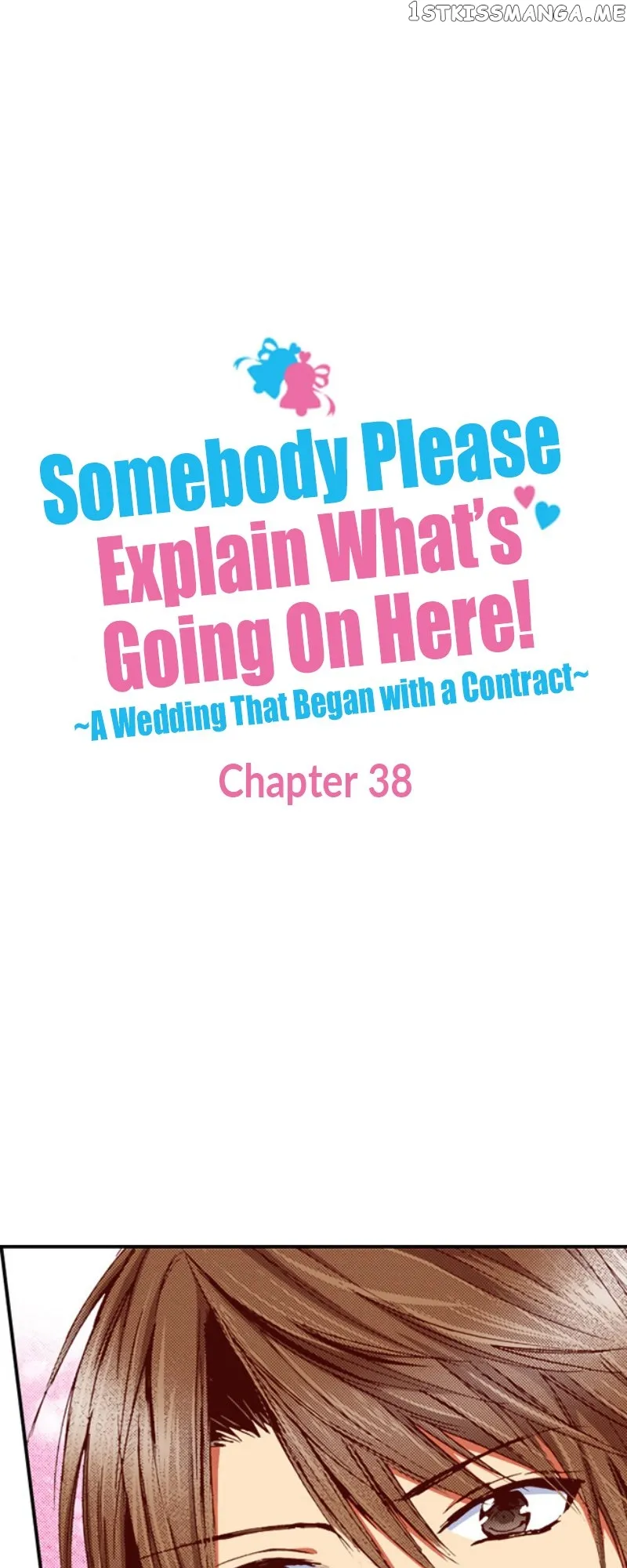 Somebody Please Explain What’s Going On Here! ~A Wedding that Began With a Contract~ Chapter 38 Online - página 1