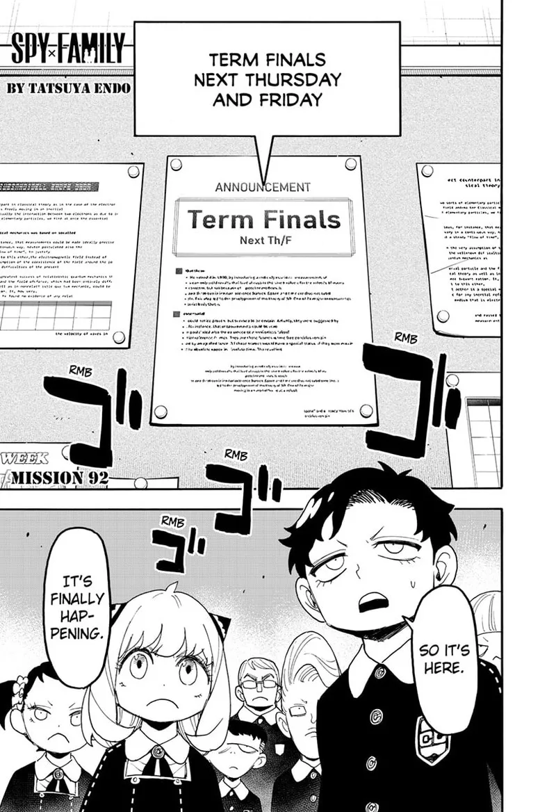 Spy x Family Chapter 92 Online - página 1