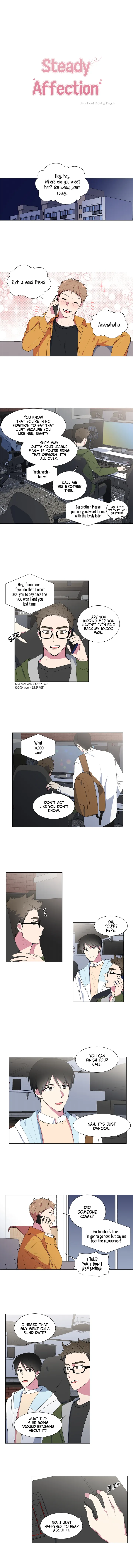 Steady Affection Chapter 3 Online - página 1