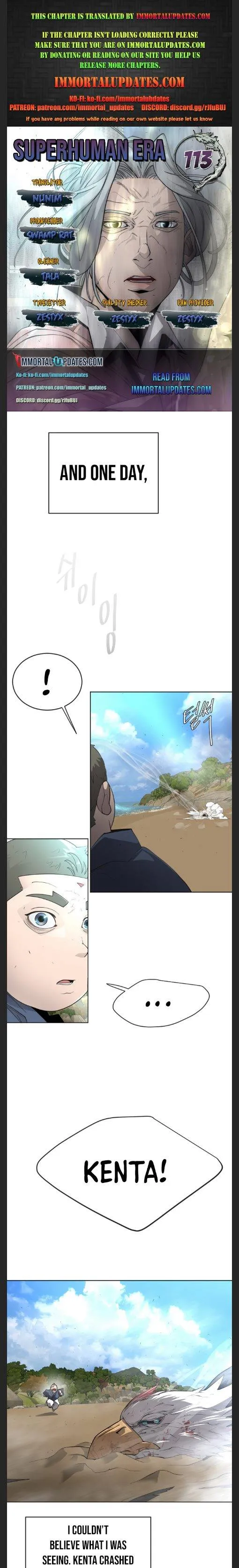 Superhuman Era Chapter 113 Online - página 1